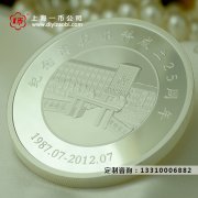 解析上海金銀紀念章定制工藝流程